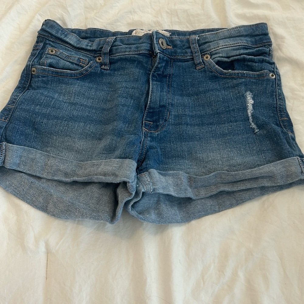 alter’d state blue jean shorts, size 27
